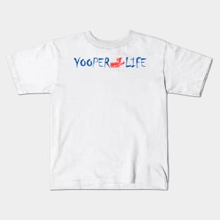 Yooper Life Snow Mobile Kids T-Shirt